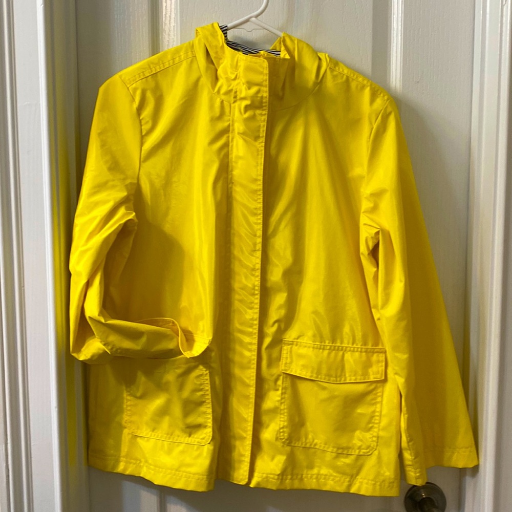Gap Kids Yellow Lined Rain Coat XXL Plus